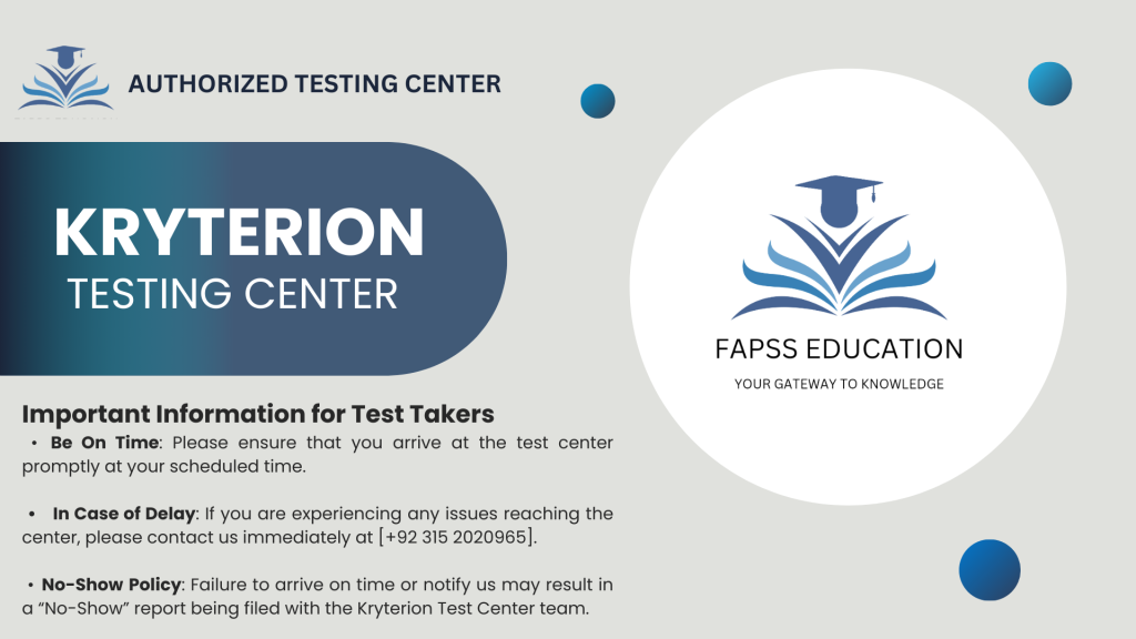 Why Passing the Kryterion Exam is Important and How to Book It.